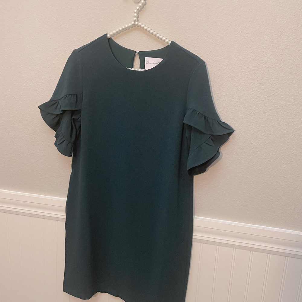 Charles Henry green dress XS